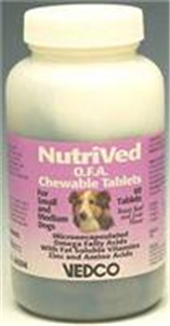 Nutrived Ofa Chew Tabs For Small / Medium Dogs B60 By Vedco(Vet)