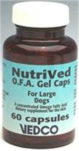 Nutrived Ofa Gel Caps For Large Dogs B60 By Vedco(Vet)