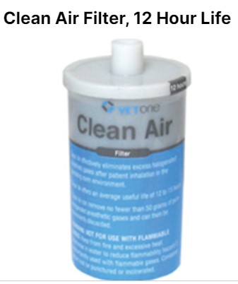 Anesthesia Clean Air Filter Each By Vet One Vet Item