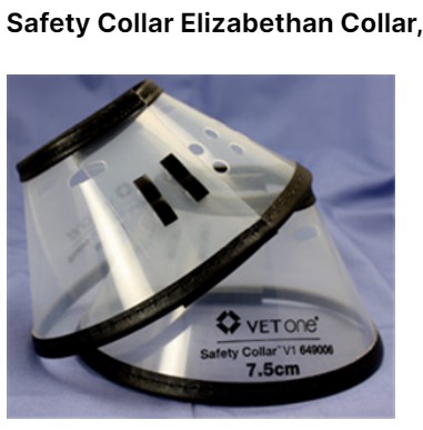 Safety Collar Elizabathan 10cm (4inches) One Each By Vet One 