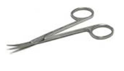 4.5" Curved Iris Scissors - Medical Grade Stainless Steel, Autoclavable
