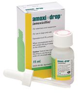 Amoxi-Drop (Amoxicillin) for Veterinary Oral Suspension, 15mL By Zoetis