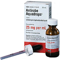 Antirobe Aquadrops (Clindamycin Hcl) 25Mg/ml 20ml By Zoetis