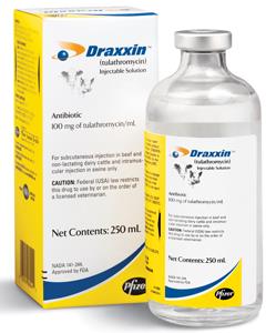 Draxxin 100mg 250cc By Zoetis