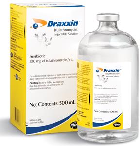 Draxxin 100mg 500cc By Zoetis