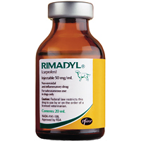 Rimadyl Injectable (Carprofen) 20cc By Zoetis