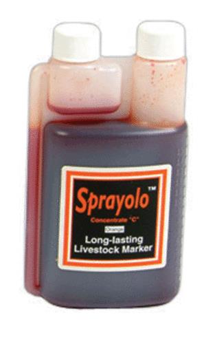 Livestock Marker Sprayolo Long-Lasting (Liquid Concentrate) Blue 16 oz By Agri-P