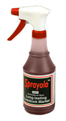 Livestock Marker Sprayolo Long-Lasting (Liquid Spray) Orange Each By Agri-Pro En