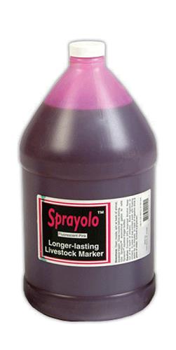 Livestock Marker Sprayolo Long-Lasting (Liquid Spray) Pink Gal By Agri-Pro Enter