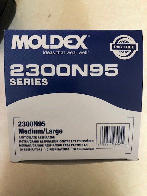 Moldex Mask 2300 N95 Respirator With Exhale Valve Bg10 By Agri-Pro Enterprises Item No.:Vet-OTC-MW 034988<Br><Br>Manufacturer:Agri-Pro Enterprises<Br>MW SKU:034988<Br>Manf Code:372300<Br>Rx:No<Br>Huma