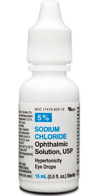 Sodium Chloride Ophthalmic Solution 5% 15cc By Akorn
