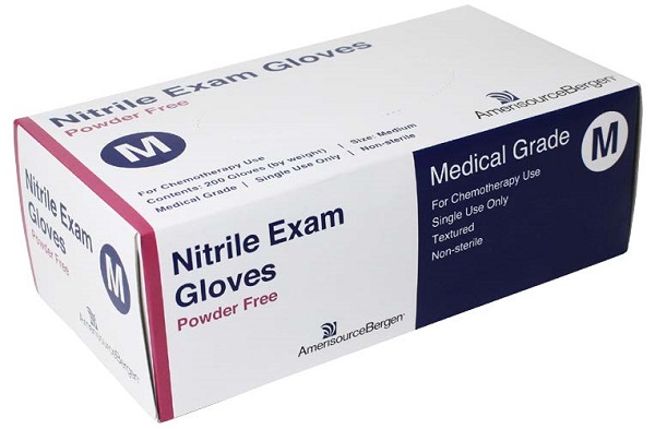 Glove Exam Nitrile Powder Free Blue - Medium - Chemo Rated B200 By Amerisourcebe