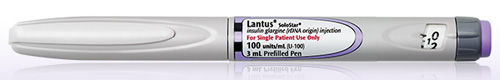 Insulin Lantus Solostar Pen 100U/ml (Needles Not luded) 5 X3ml 
