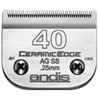 Clipper Blade Ceramicedge With Stainless Steel # 40 [1/100] Each By Andis Clipp