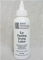 Ear Flushing Drying Lotion - Step 2 4 oz By Animal Dermatology Labs