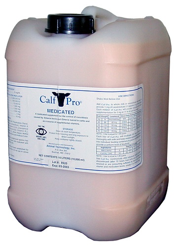 Calf Pro (Lasalocid) 10-Liter 10L By Animal Technology