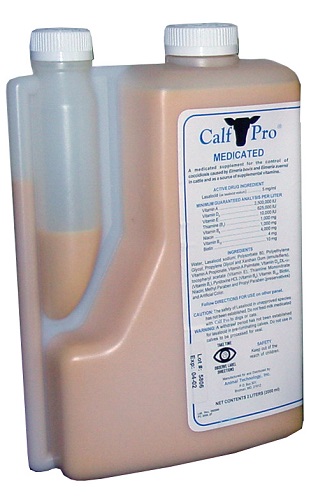 Calf Pro (Lasalocid) 2-Liter 2L By Animal Technology