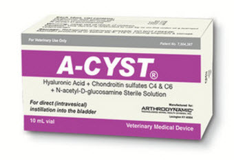 A-Cyst Sterile Solution Veterina10ml By Arthrodynamic Technologies Refrigerated