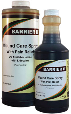 Barrier II Wound Care Spray With Pain Relief 32 oz By Aurora Pharmaceutical LLC