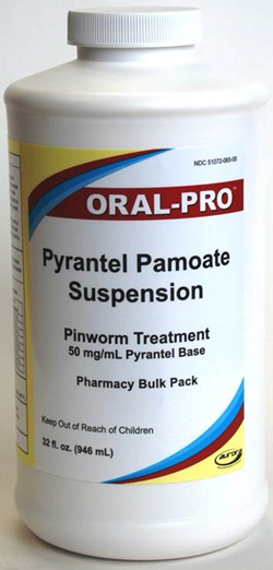 Oral-Pro Pyrantel Pamoate Suspension 32 oz By Aurora Pharmaceutical LLC
