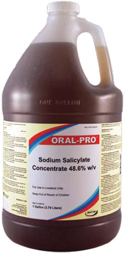 Oral-Pro Sodium Salicylate 48.6% W/V (For Poultry And Swine) Gal By Aurora Pharm