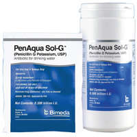 Penaqua Sol-G 0.5Bu (Penicillin G Potassium) 11.4 oz Pouch Each By Bimeda Pet
