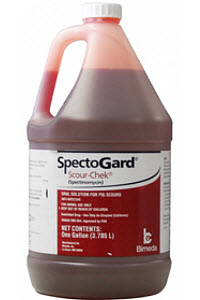 Spectogard Scour-Chek (Spectinomycin) Oral Solution For Pig Scours - Gallon Gal 