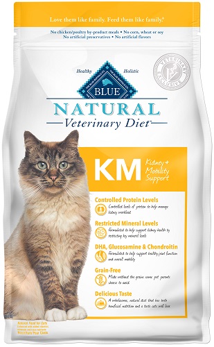 Natural Veterinary Diet Feline Adult - Km (Kidney + Mobility Support) W/ Chicken