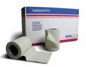 Lightplast Pro Tape Elastic Adhesive Black 3 X5' Cs16 By BSN Medical 