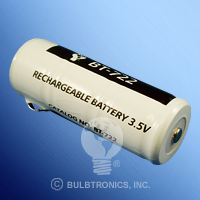 Rechargeable Battery Nickel Cadmium (Black)- Welch Allyn (72200) 3.5V Each By Bu