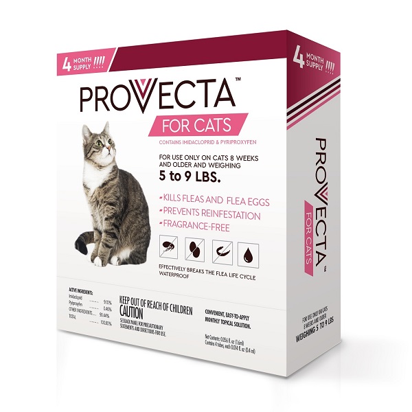 Provecta For Cats - Small [5-9Lbs] 4-Dose Card P4 By Cap Im Supply