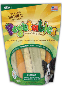 Pegetables All Natural Mixed Dog Treats - Medium Dog (25-60#) 8.4 oz Each By Cre