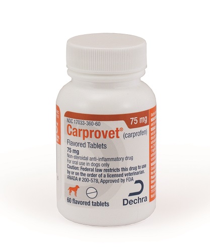 Carprovet Flavored Tabs 75mg B60 By Dechra Veterinary Products