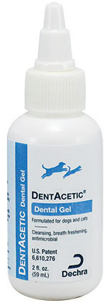 Dentacetic Natural Dental Gel 2 oz By Dechra Veterinary Products pack of 12