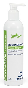 Eicosaderm Liquid - Omega 3 8 oz By Dechra Veterinary Products