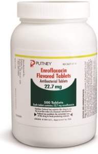 Enrofloxacin Tabs 22.7mg - Flavored B500 By Dechra Veterinary Products