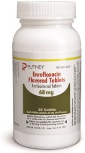 Enrofloxacin Tabs 68mg - Flavored B50 By Dechra Veterinary Products