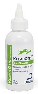 Klearotic Ear Cleanser (22% Squalene) 4 oz By Dechra Veterinary Products