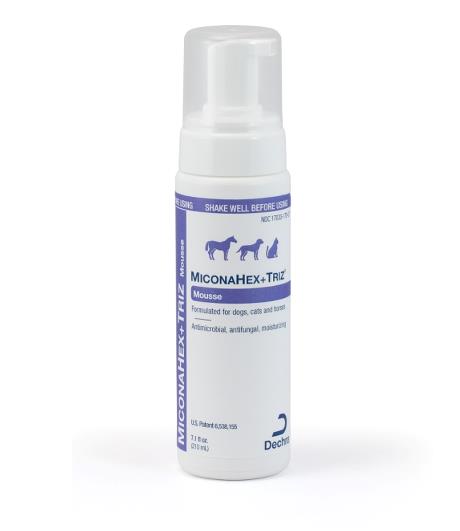 CASE OF 12-Miconahex Triz Mousse 7.1 oz By Dechra Veterinary Products