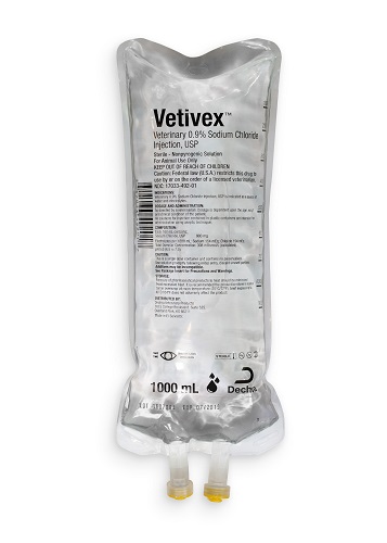Sodium Chloride 0.9% Inj USP - Plastic Bag 12 X1000ml C12 By Dechra Veterinary P