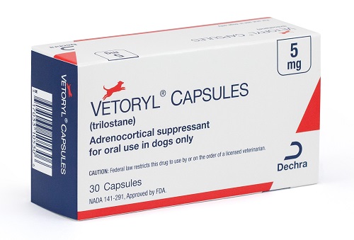 Vetoryl [Trilostane] Capsules 5mg For Small Dogs B30 By Dechra Veterinary Produc