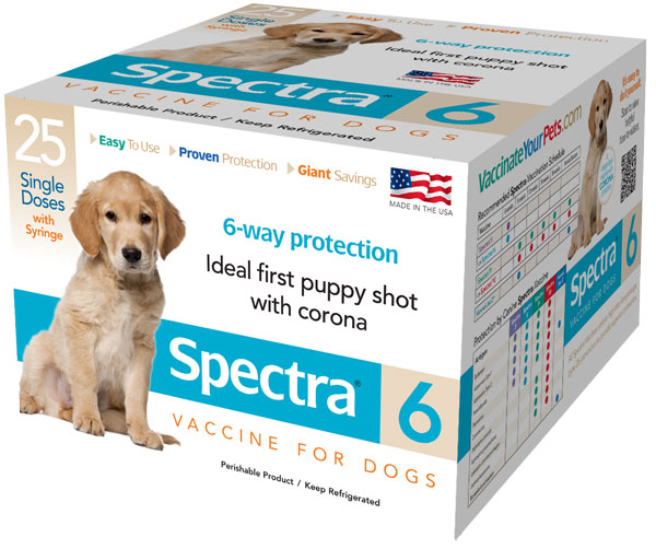 Canine Spectra 6 - 1Ds W/Syringe Each By Durvet