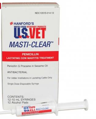 Masti-Clear Mastitis Tubes B12 By Durvet