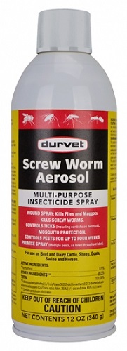 Screw Worm Aerosol 12 oz By Durvet