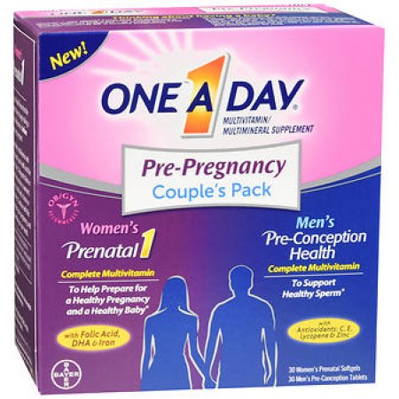 One-A-Day Pre-Pregnancy Couples Pack 30+30 Softgels
