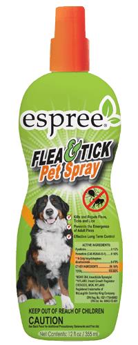 Flea & Tick Spray For Dogs Rtu 12 oz By Espree Animal Products