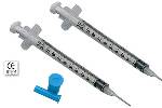 Syringes 1cc (Zero Hub Loss) Tb W/ Removable Needle 25G X5/8 B100 By Exel Inter