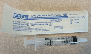 Syringes 5cc Luerslip - Without Needle B100 By Exel International