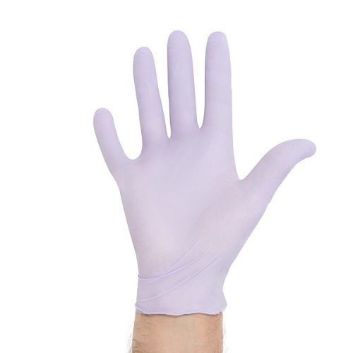 Exam Gloves Nitrile (Lavender) Powder & Latex Free Med BOX OF 250 By Halyard 