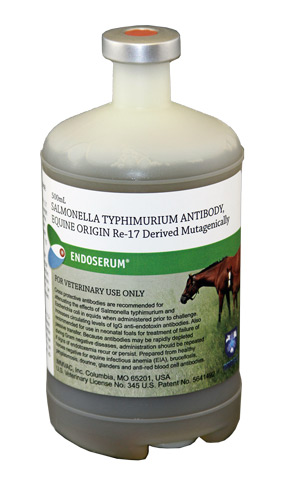 Endoserum (Salmonella Typhimurium) 500cc By Immvac Item No.:Vet-OTC-MW 009759<Br><Br>Manufacturer:Immvac<Br>MW SKU:009759<Br>Manf Code:012<Br>Rx:No<Br>Human Label:No